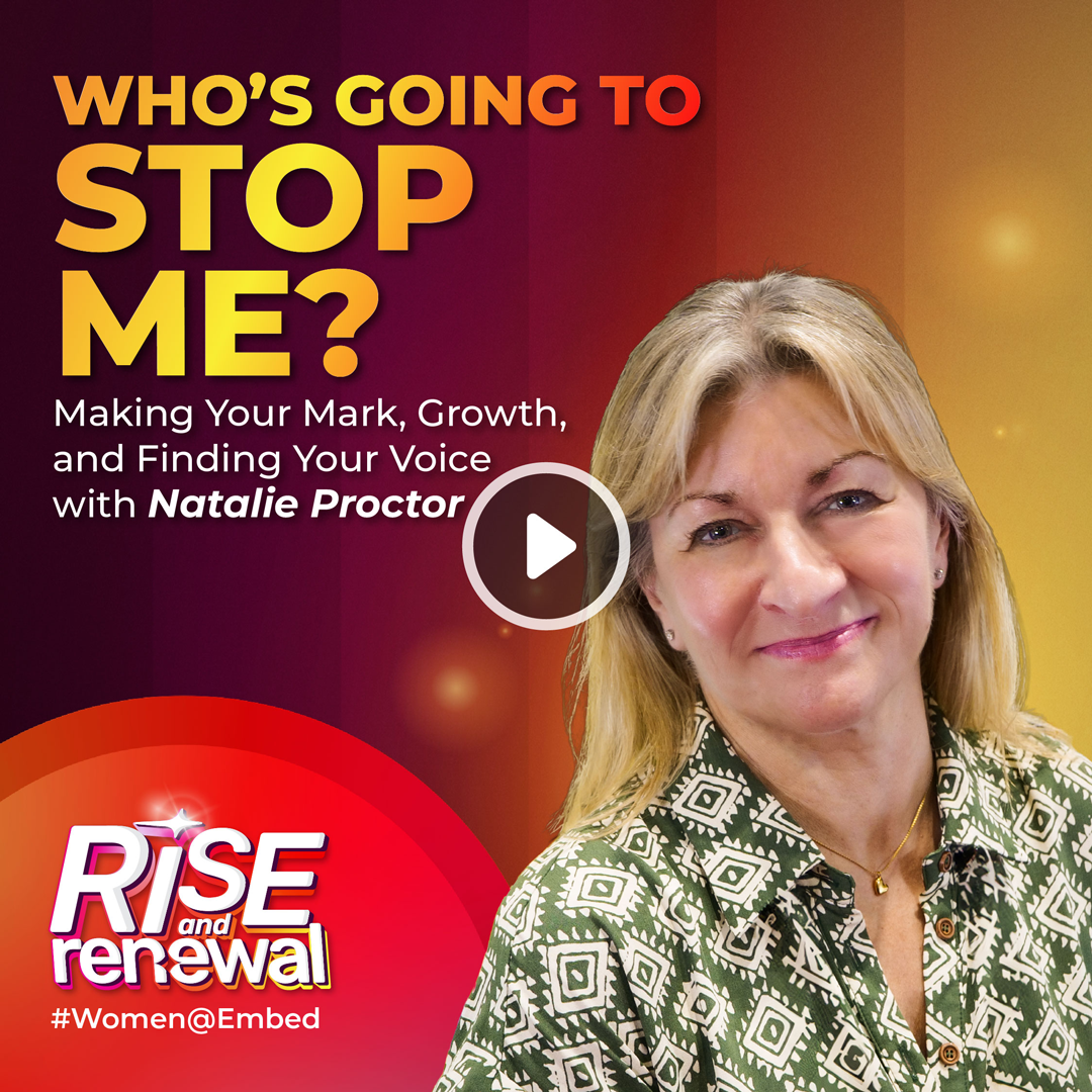 Who’s Going to Stop Me? Making Your Mark, Growth, and Finding Your Voice with Natalie Proctor  